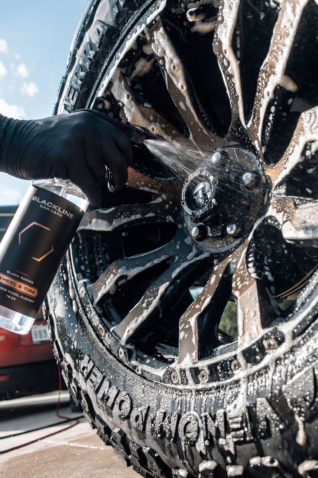 BLACKLINE® Wheel N' Tire Cleaner – Brake Dust & Grime Remover