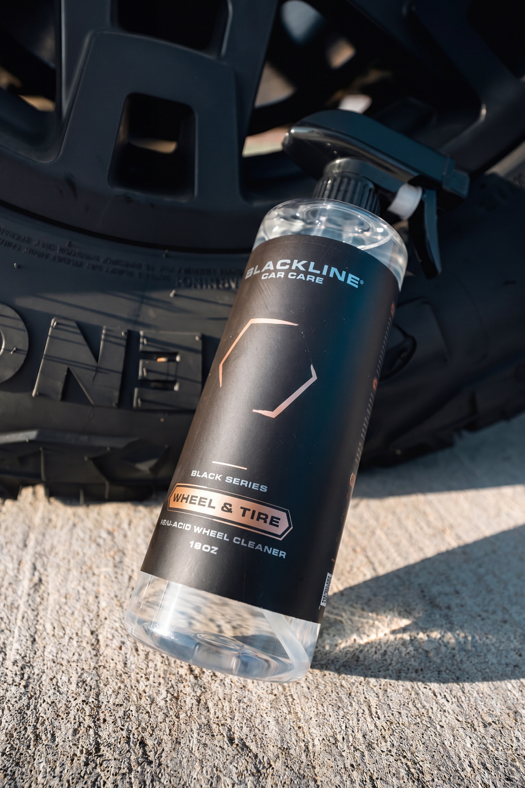 BLACKLINE® Wheel N' Tire Cleaner – Brake Dust & Grime Remover