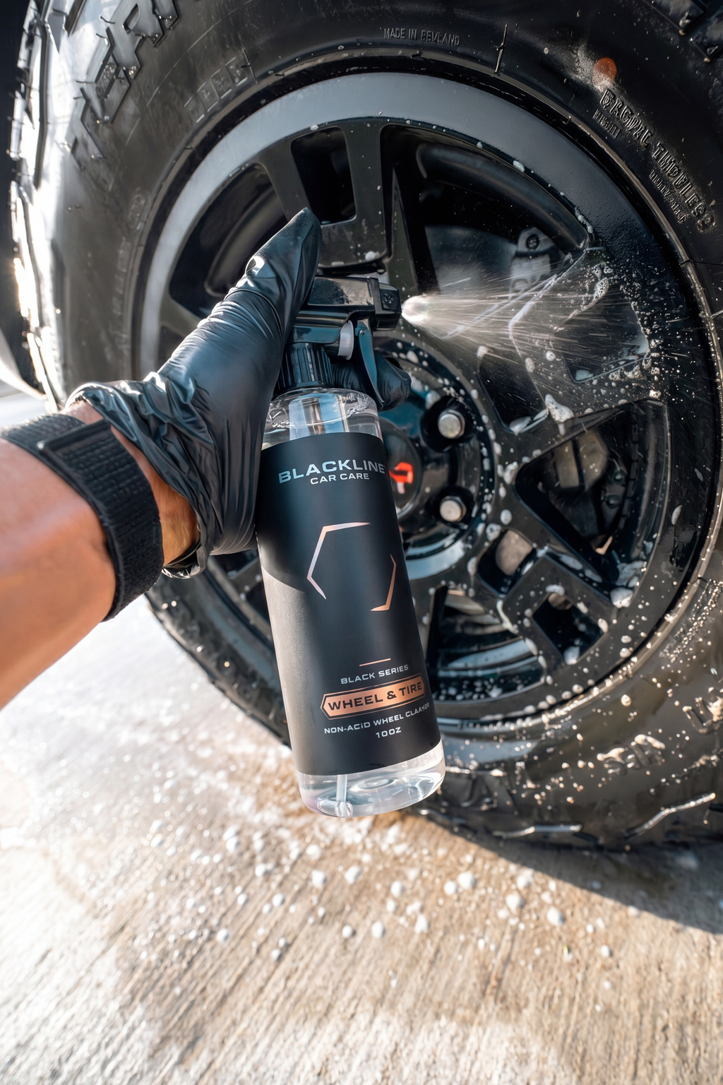 BLACKLINE® Wheel N' Tire Cleaner – Brake Dust & Grime Remover