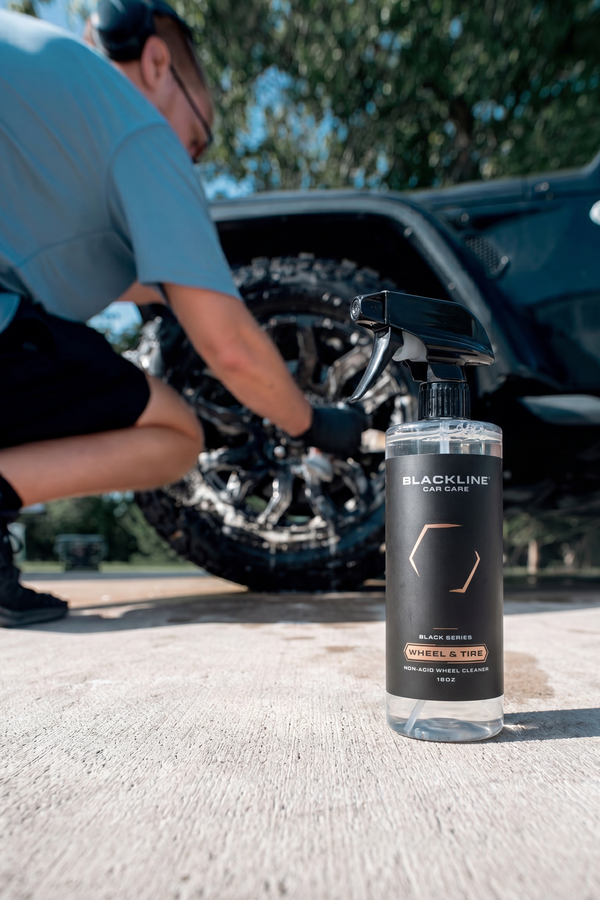 BLACKLINE® Wheel N' Tire Cleaner – Brake Dust & Grime Remover