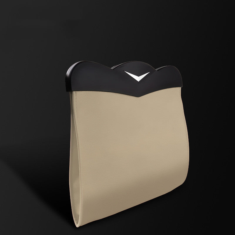 Foldable hanging car trash bin and storage bag for vehicle organization – view 1