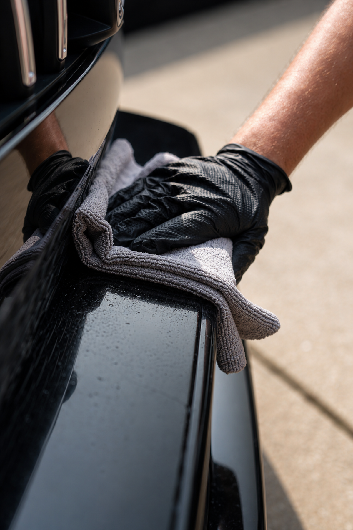 BLACKLINE slim drying towel features