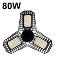 3-Panel LED Garage Light – Adjustable 40W/60W/80W