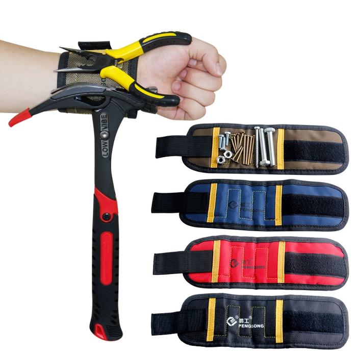 Magnetic Tool Wristband – Hands-Free Screw & Bit Holder
