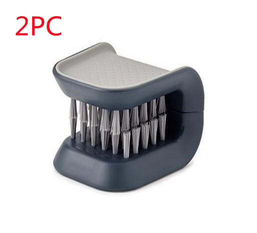 U-shaped utensil brush in available colors