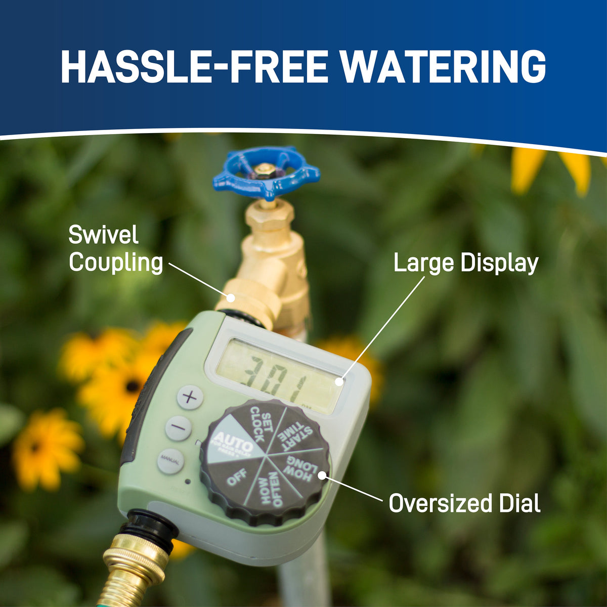 Orbit Single-Outlet Programmable Hose Faucet Timer