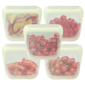 purifyou reusable silicone food storage bags in assorted sizes and colors – view 10
