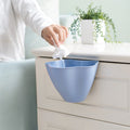 Hanging kitchen cabinet trash bin for food scraps and small messes – view 4