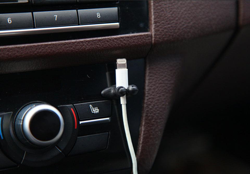 8-Piece Self-Adhesive Cable Organizer Clips