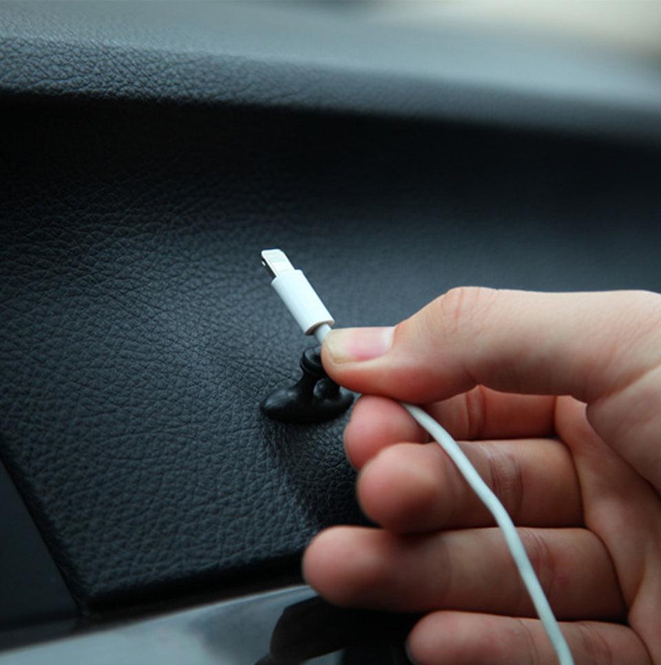 8-Piece Self-Adhesive Cable Organizer Clips
