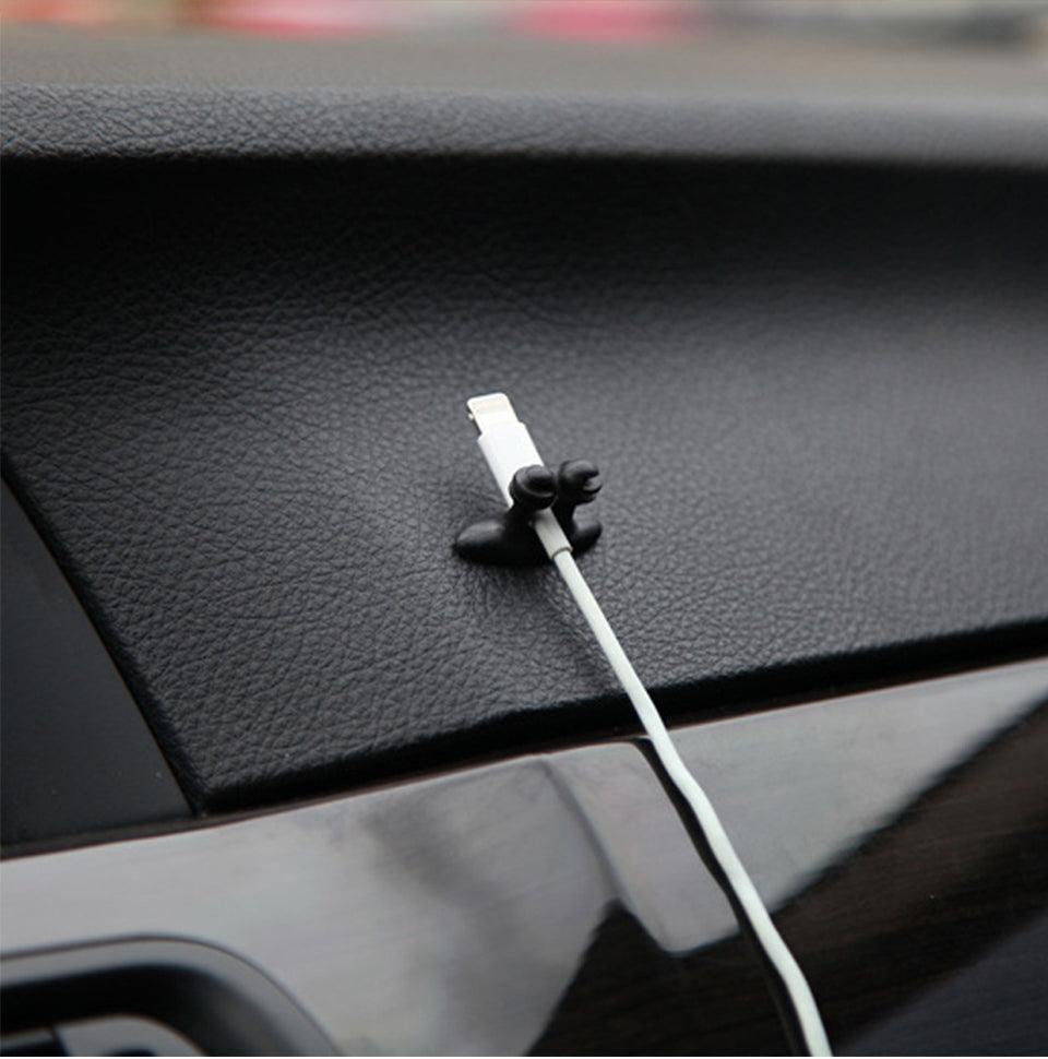 8-Piece Self-Adhesive Cable Organizer Clips