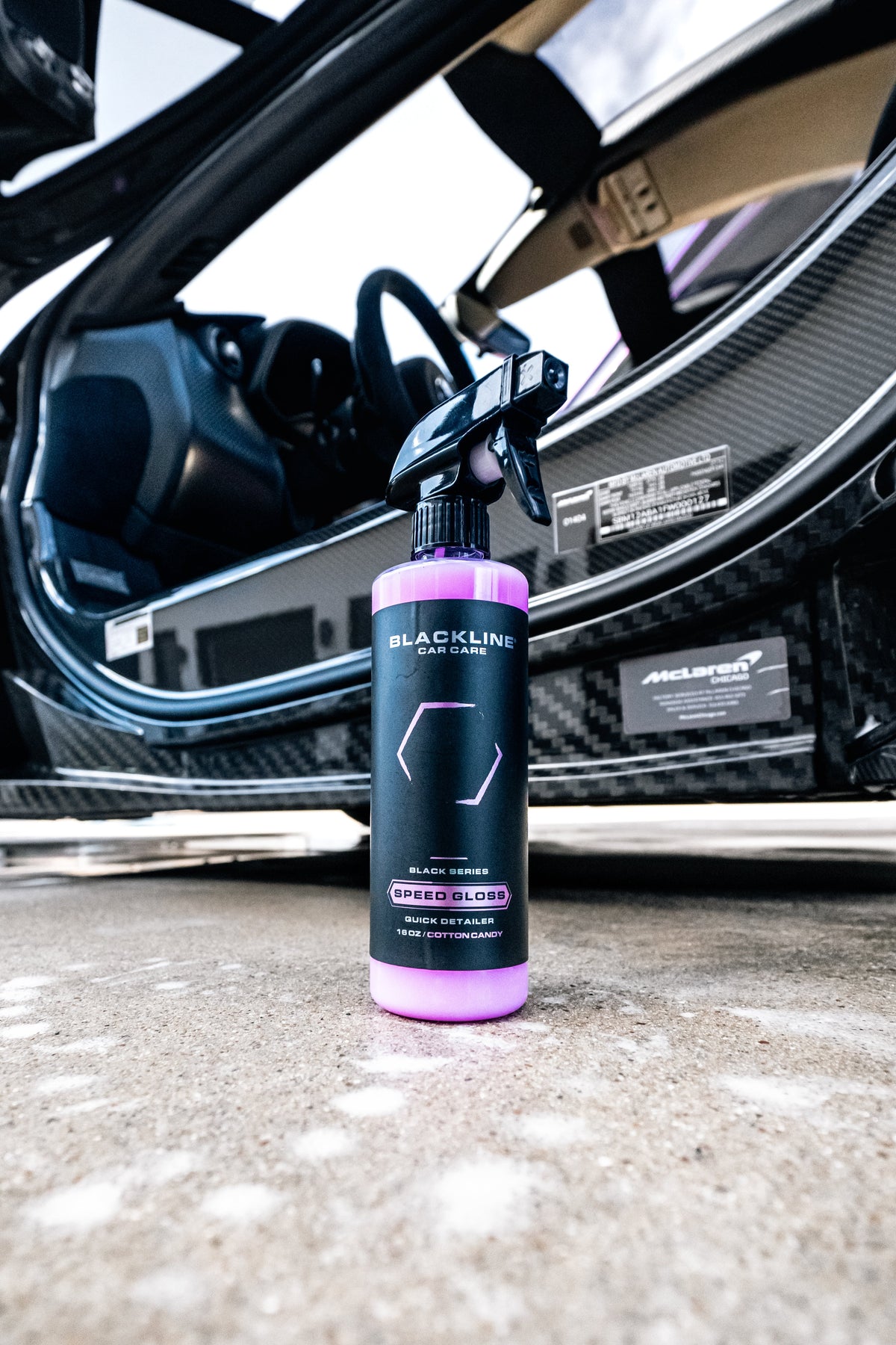 BLACKLINE® Speed Gloss Quick Detailer – Spray Shine & Finish
