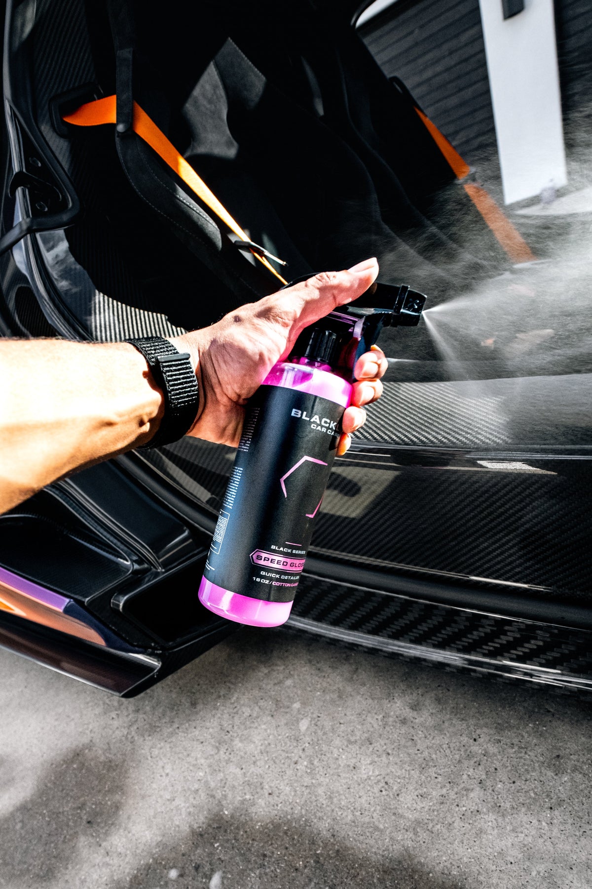BLACKLINE® Speed Gloss Quick Detailer – Spray Shine & Finish