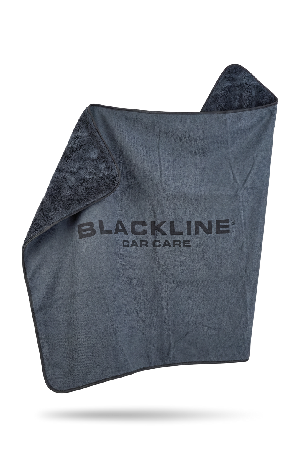 BLACKLINE slim twisted-loop microfiber car drying towel