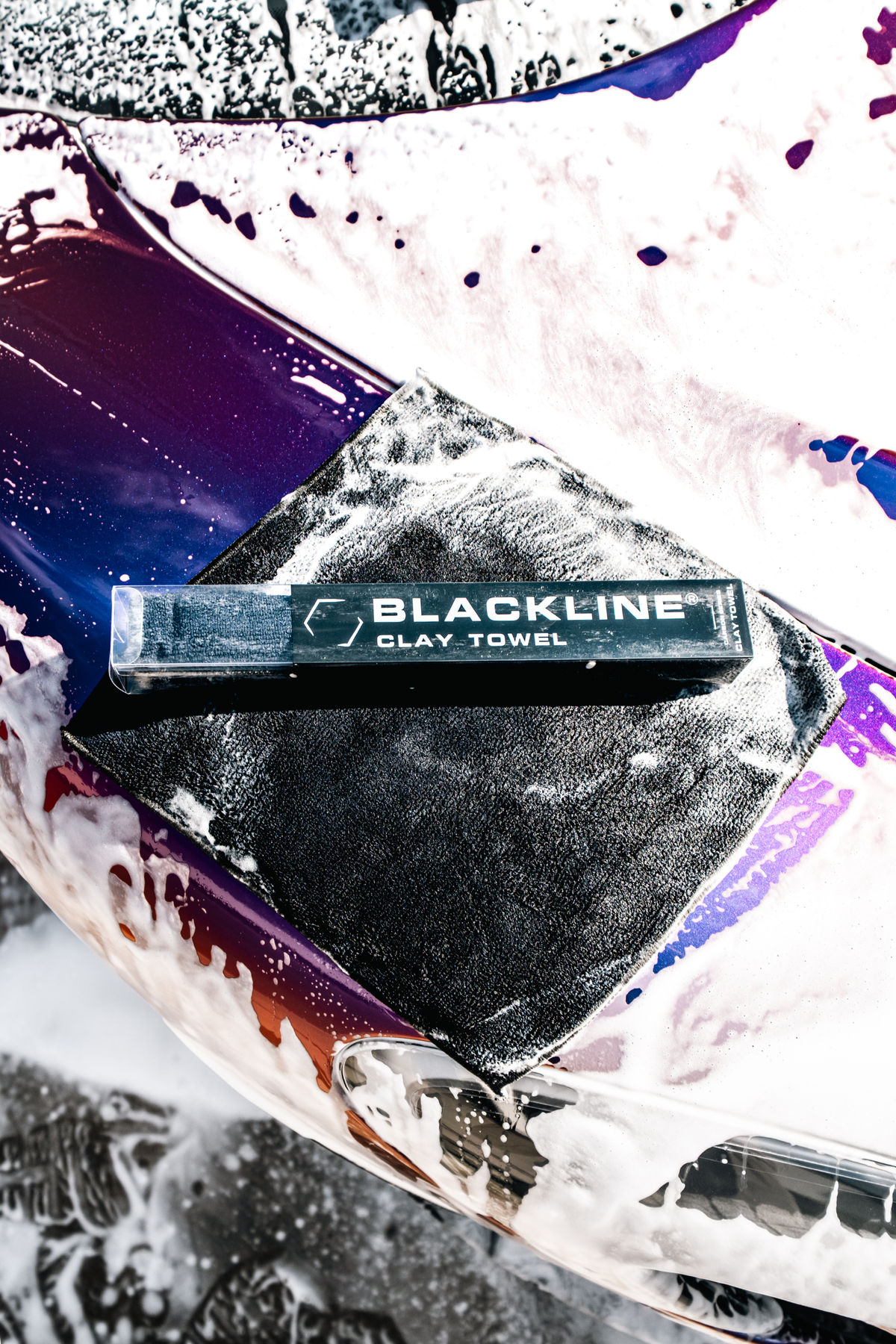 BLACKLINE® Synthetic Clay Towel – Paint Decontamination Towel