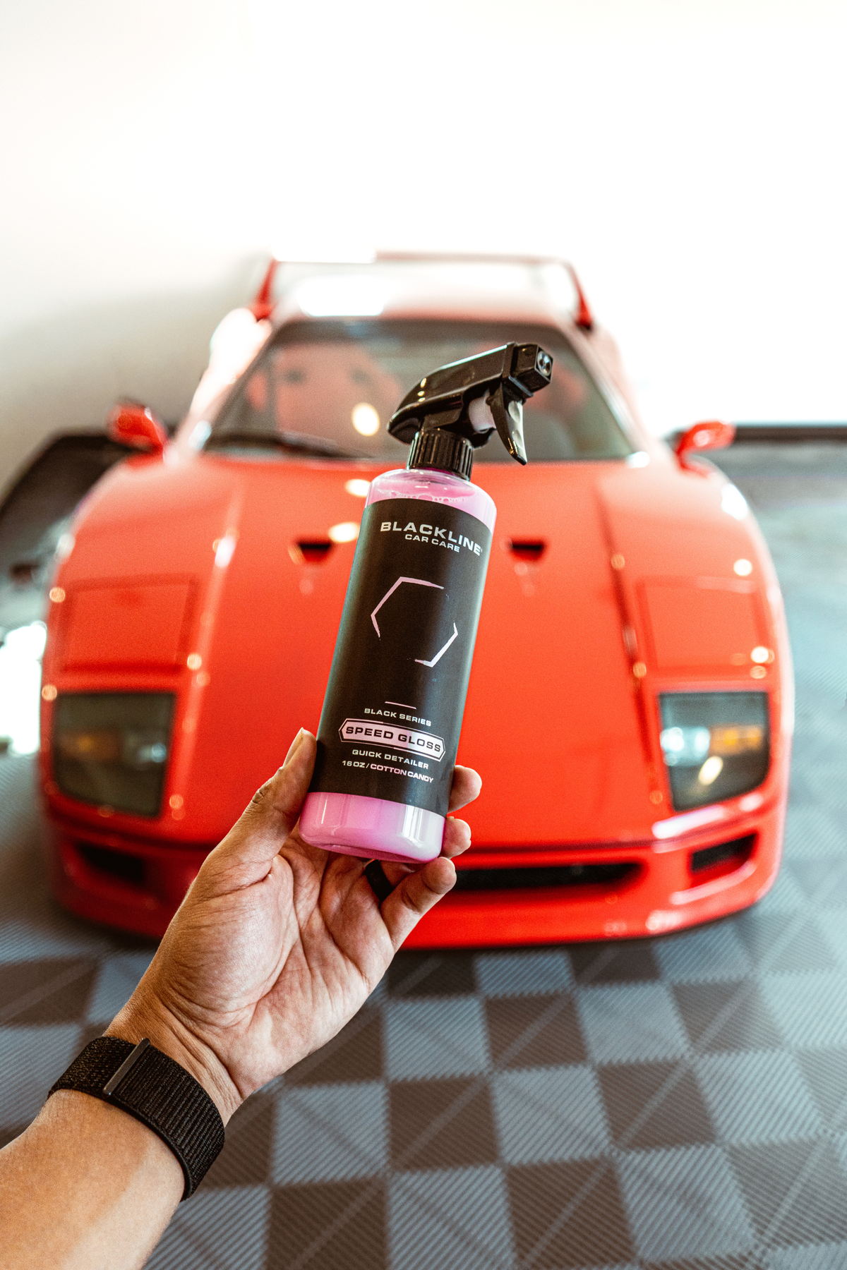 BLACKLINE® Speed Gloss Quick Detailer – Spray Shine & Finish