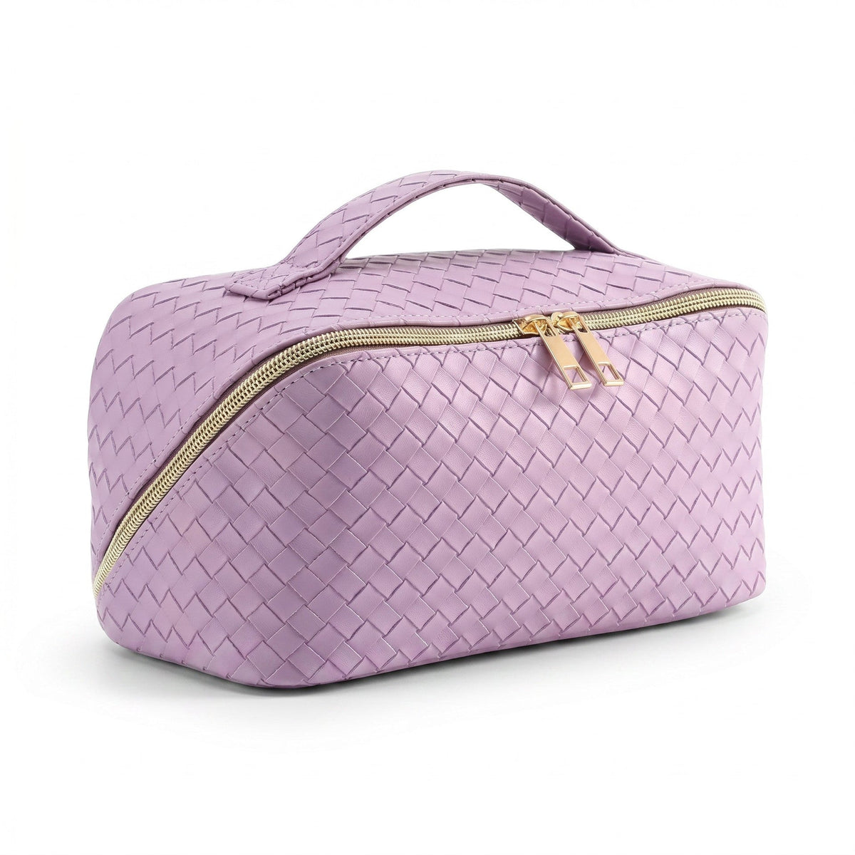 Compact cosmetic organizer bag detail